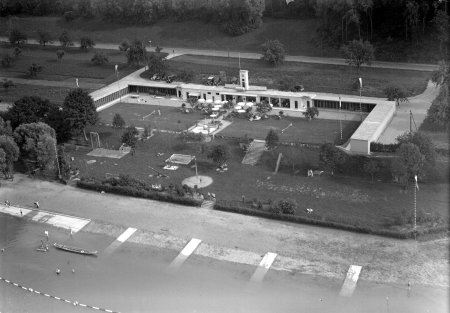 1934 - 18. Juli - Strandbad Mumpf - Staatsarchiv Baselstadt BALAIR 3633