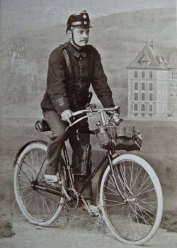 Hurt-Obrist Eugen, 1873-1944, Militärradfahrer, 1894 in Bern