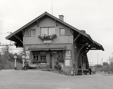 Bahn 1967 - Bahnhof von Osten (ETH Bibliothek)