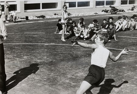 1971 Der Sporttag am Samstag, 3. Juli - Ballweitwurf