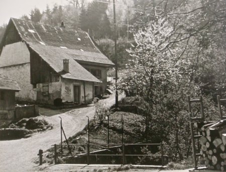 Ankengasse - Rosinliberg mit dem Haus der Familie Güntert, Schnyders