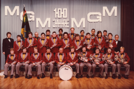 Musikgesellschaft 1977 - beim 100-Jahr-Jubiläum