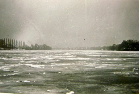 Rhein 1963 - Eiszeit auf dem Rhein