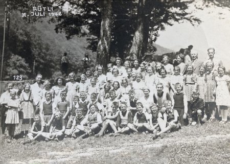 1946 Schulreise Rütli, Abteilungen Blum und Knecht