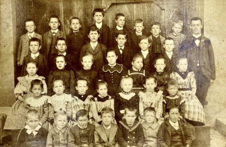 1900_1901 Oberschule, Lehrer Siegfrid Wunderlin