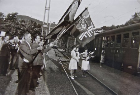 Pontoniere 1961 - Empfang in Mumpf