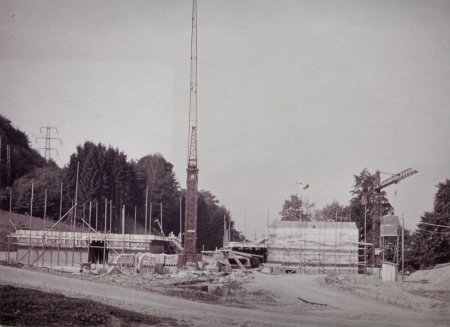 1969 Bauphase - Von Osten her gesehen