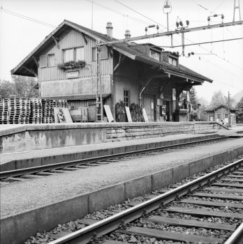 Bahn 1967 - Bahnhof von Südwest (ETH Bibliothek 1967)