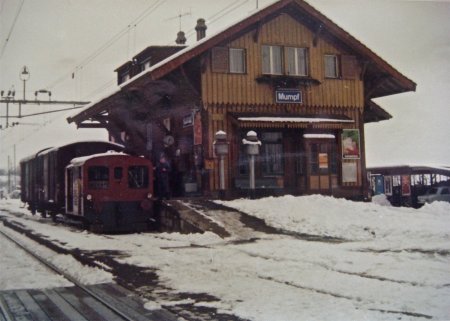 Bahn 1960 - Bahnhof im Winter