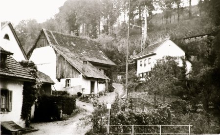 Ankengasse - Rosinliberg mit den Häusern Familie Güntert Schnyders und Familie Wunderlin