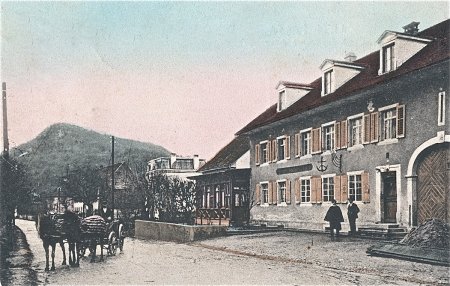 Hauptstrasse - westlicher Dorfteil Restaurant _Anker_