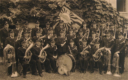 Musikgesellschaft 1950 - bei einem Festanlass