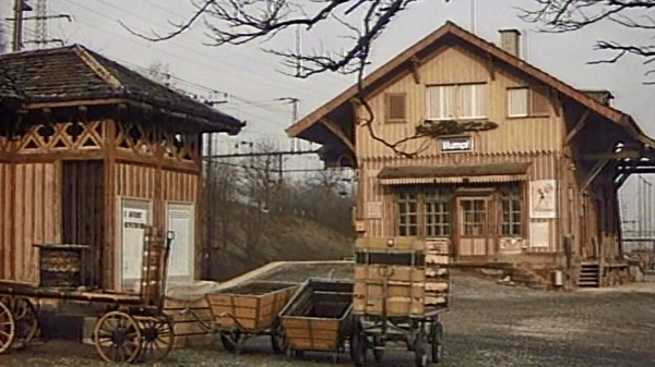 Der alte Bahnhof Mumpf 1970