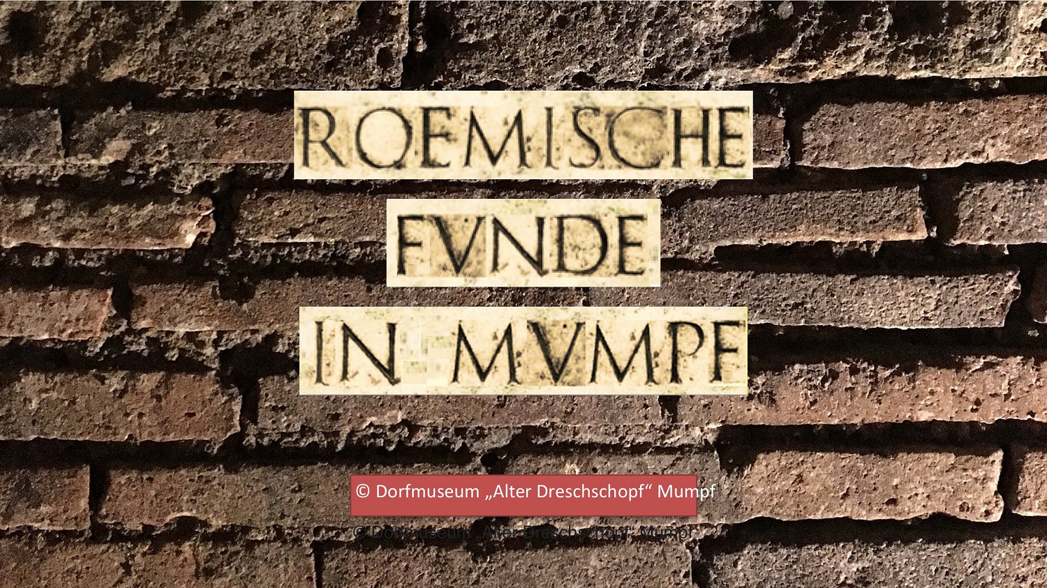 Römische Funde in Mumpf