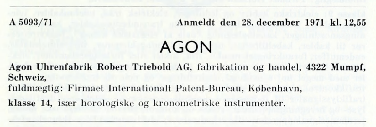 1 Uhren Dänemark