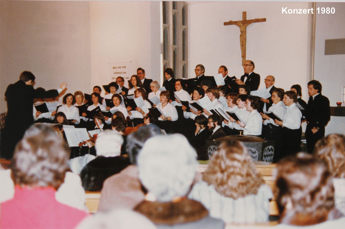 Kirchenchor 1980 Konzert