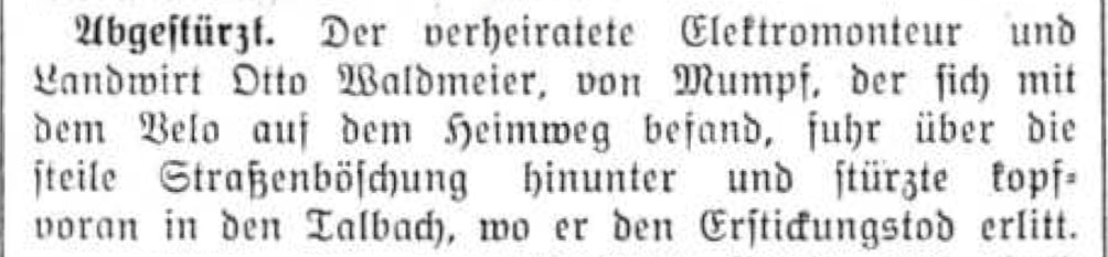 Waldmeier Freiburger Nachrichten, 12. Dezember 1939