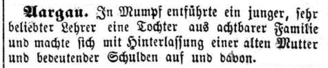 Lehrer Mösch. Seeländer Bote, Band 30, Nummer 31, 13. März 1879